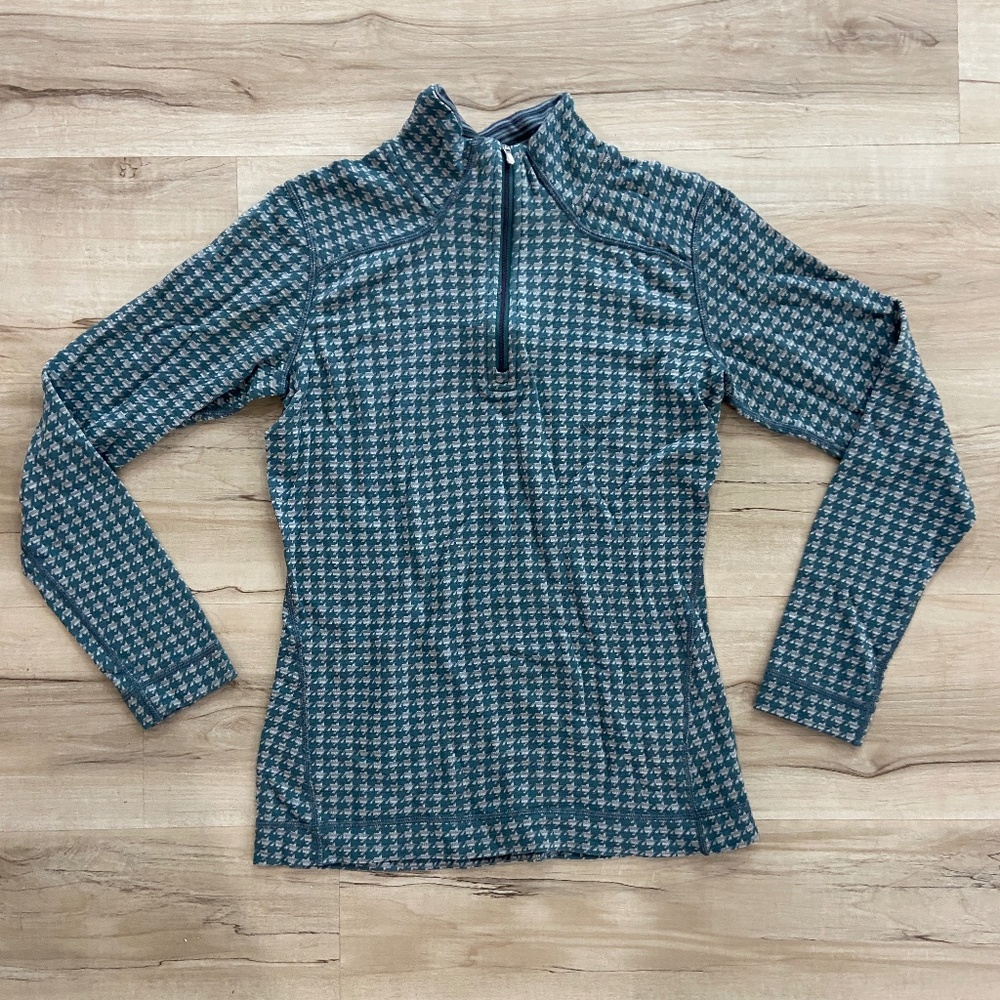 SmartWool Quarter Zip Base Layer / top for Skiing / Snowboarding etc